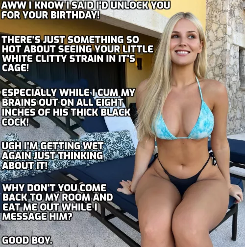 Her pleasure is more important than yours.