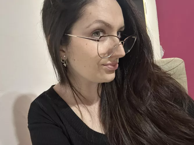 Hook nose wearing glasses