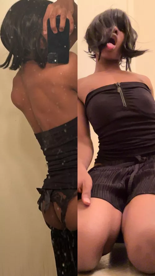 I feel so sexy in this outfit😊