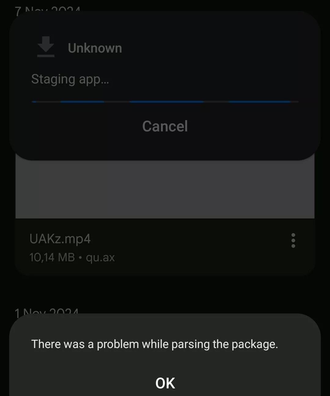I get this message while installing the game. 