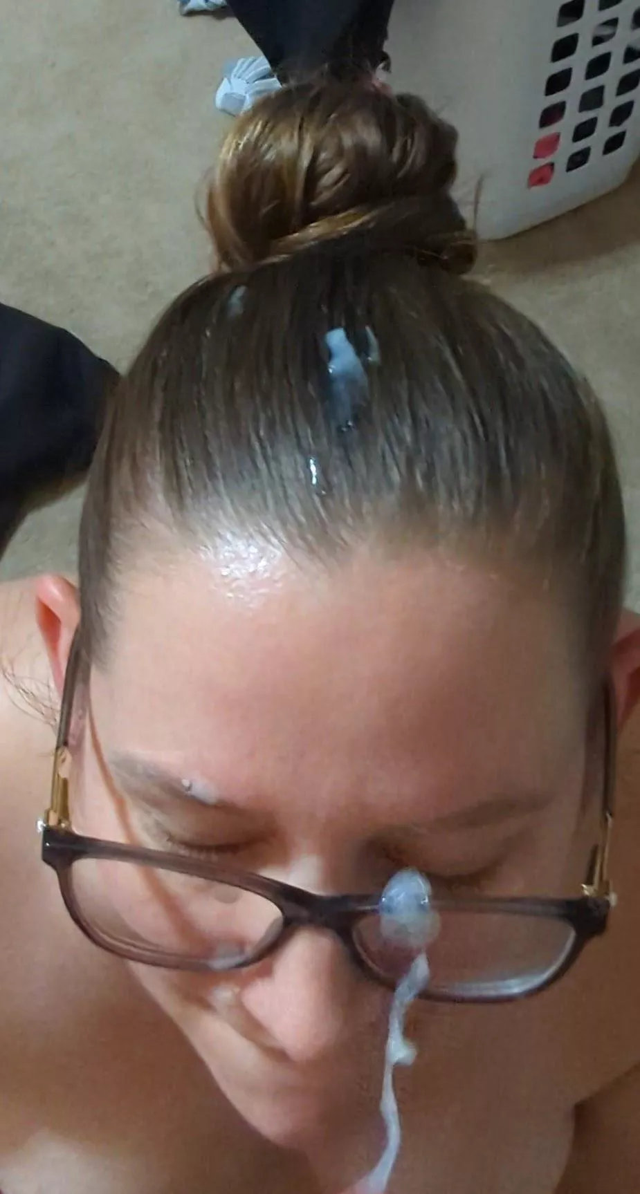 I like it in my slicked back bun and my big forehead 