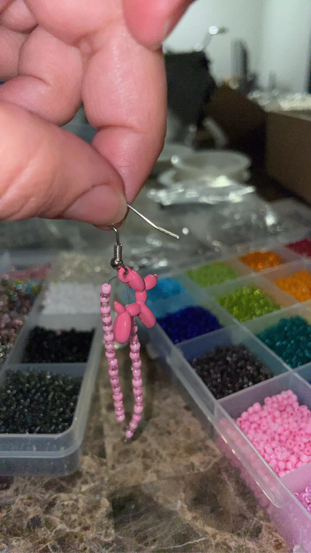 I made my Daddy an earring!!!