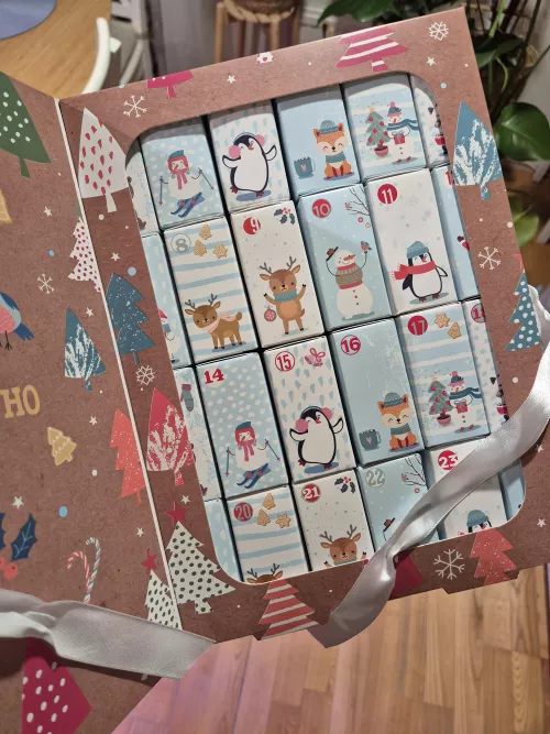 I squealed when I opened my Christmas calendar