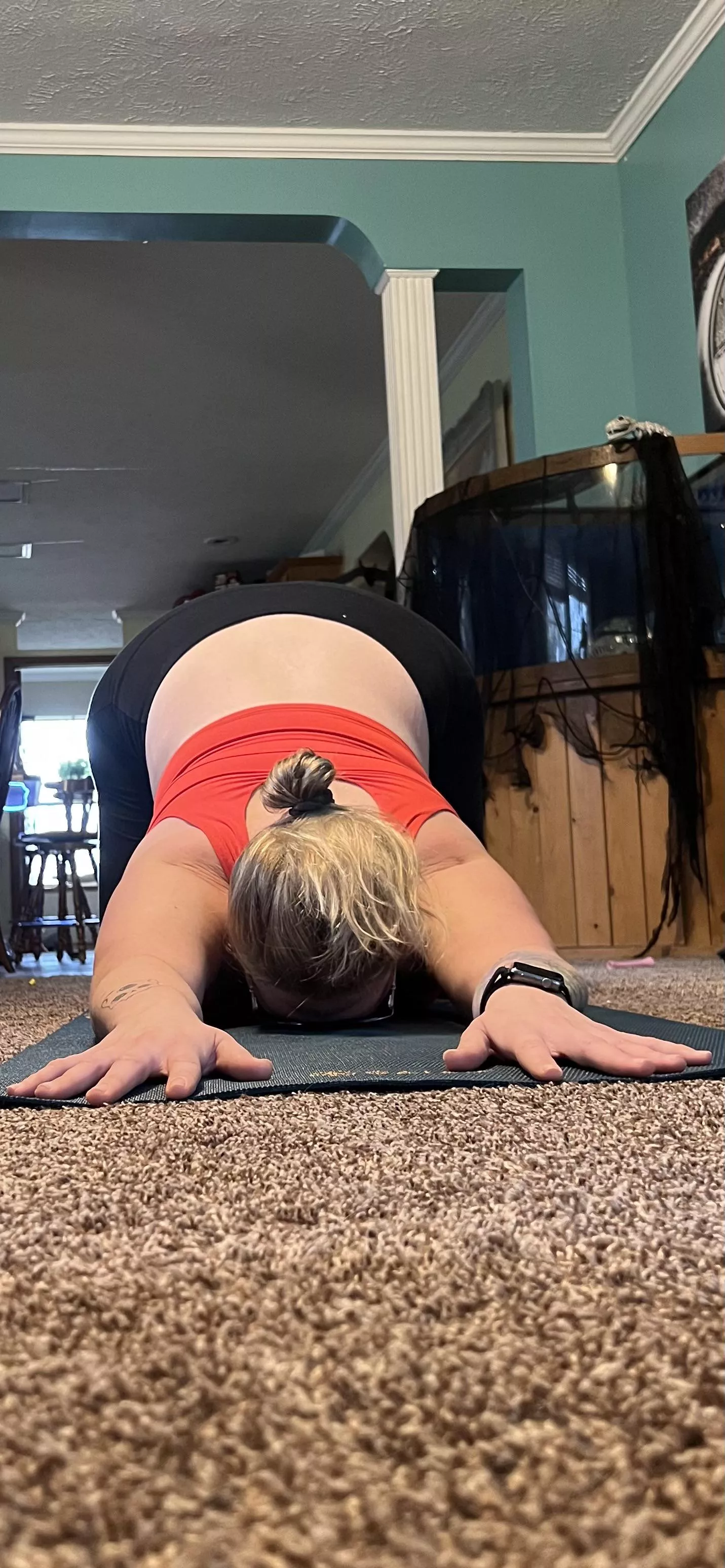 I think you'd like to be behind me for this one