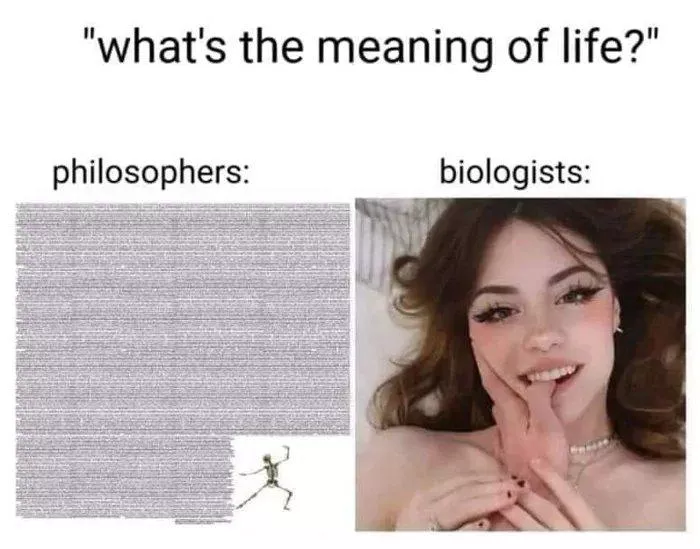 I'm somewhat of a biologist myself 