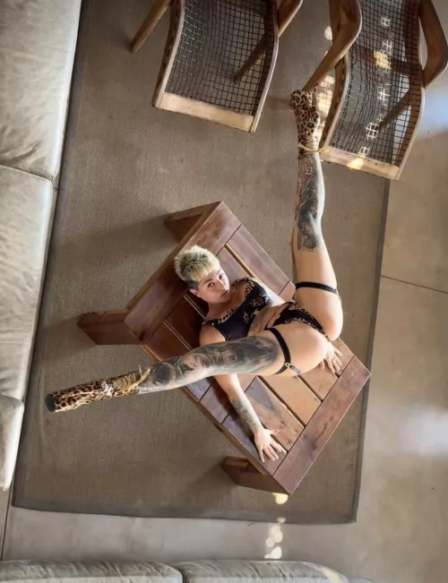 Imagine the positions we could get into… 