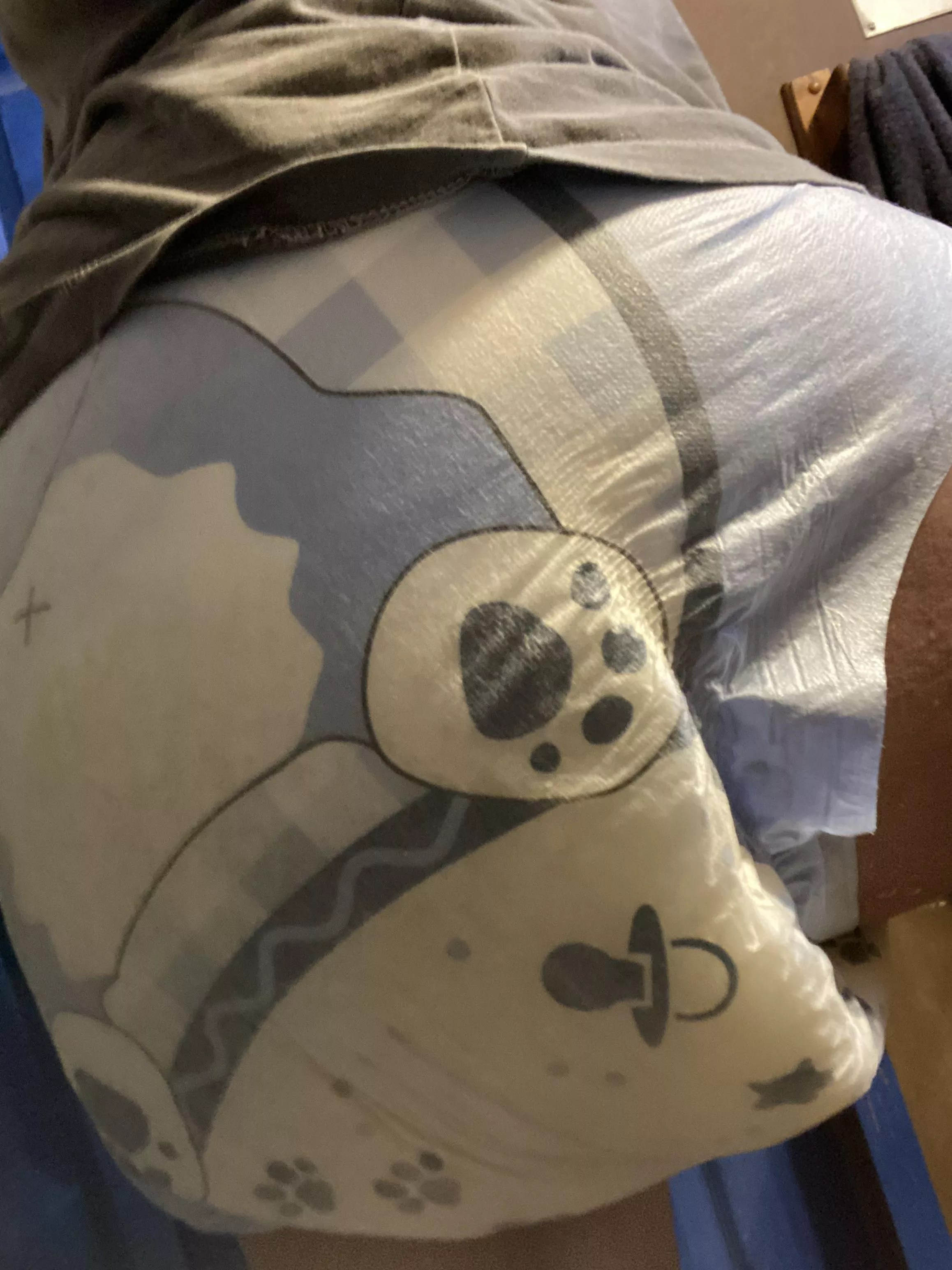 It was dry last night