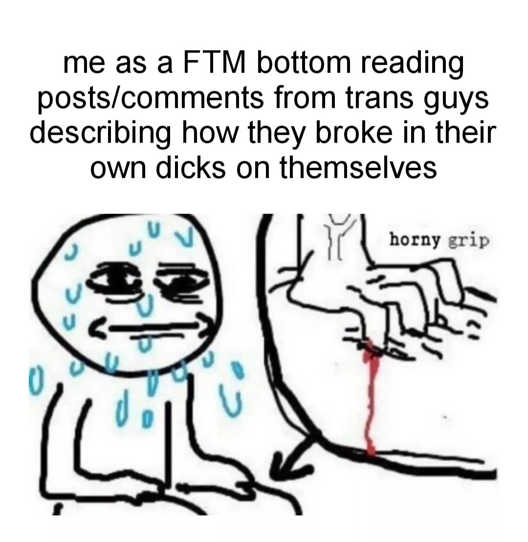 It's bottom/vers trans guy appreciation hour🥵