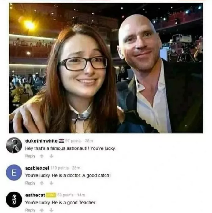 i've met a nice guy at the convention centre