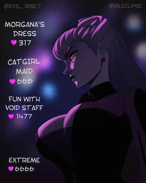 K/DA Goth Evelynn Strip Challenge. The final score will be calculated based on all my platforms. (evil_rise7)