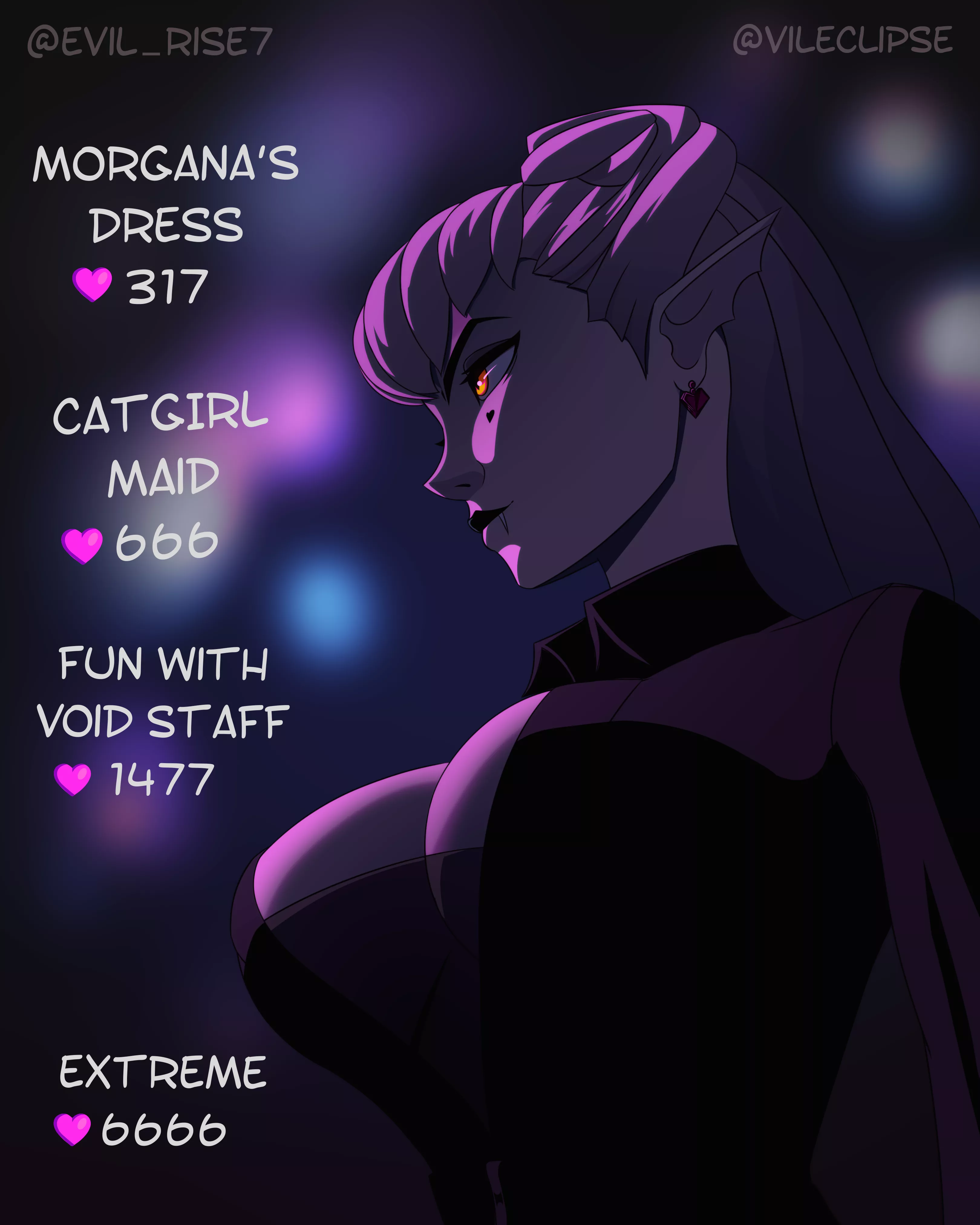 K/DA Goth Evelynn Strip Challenge. The final score will be calculated based on all my platforms. (evil_rise7)