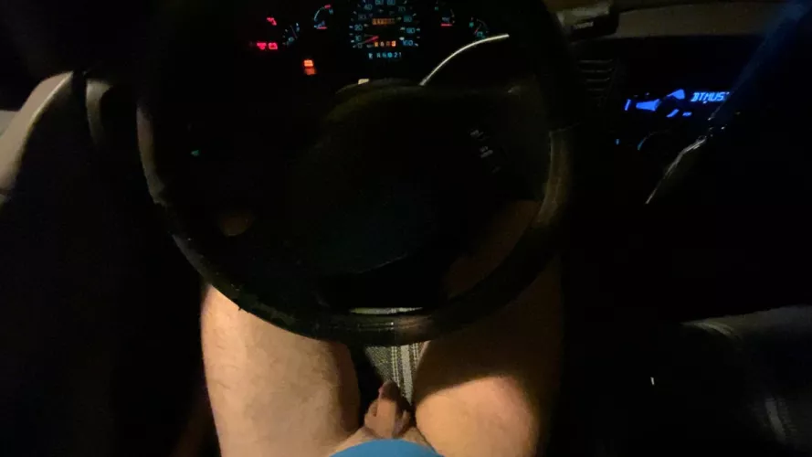 Late night drives to clear my head 