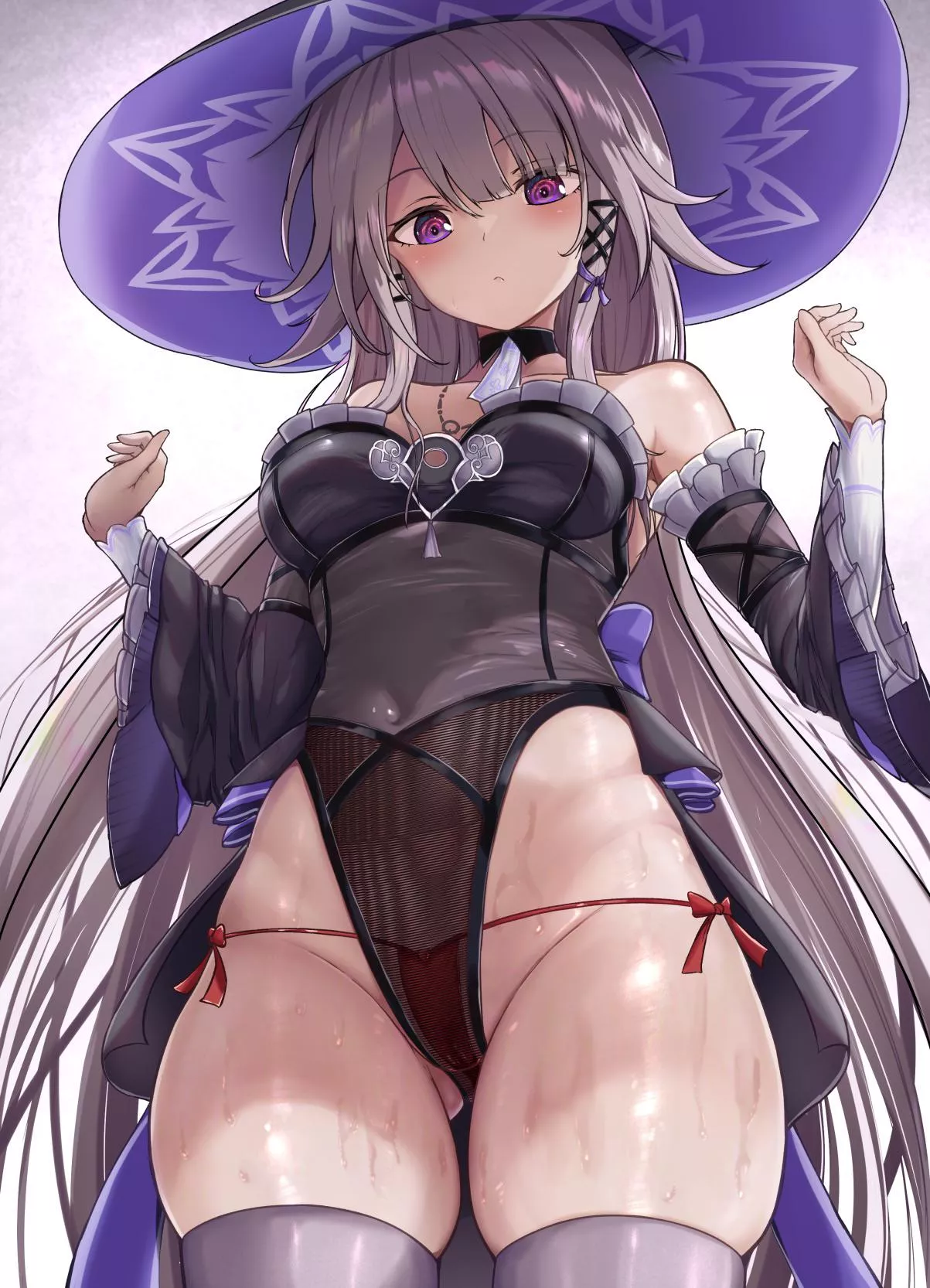 Madam Herta sweaty thighs 