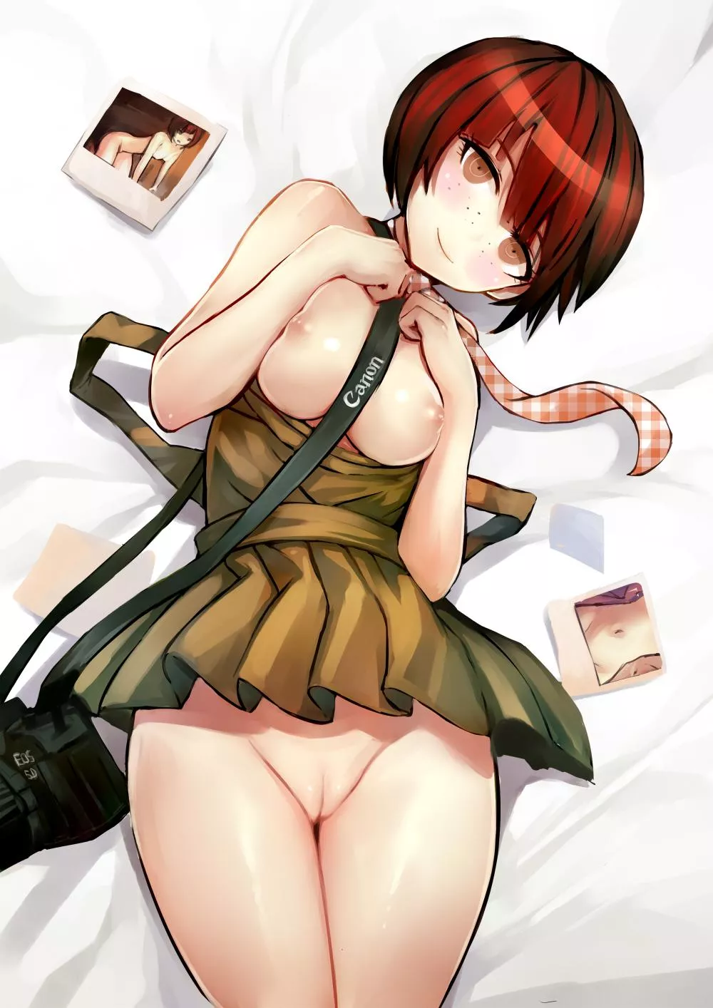 Mahiru lying in bed (Claire)
