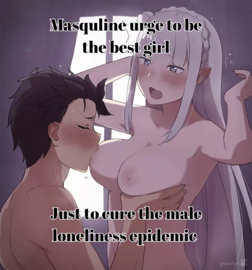Masquline urge to cure male loneliness :3