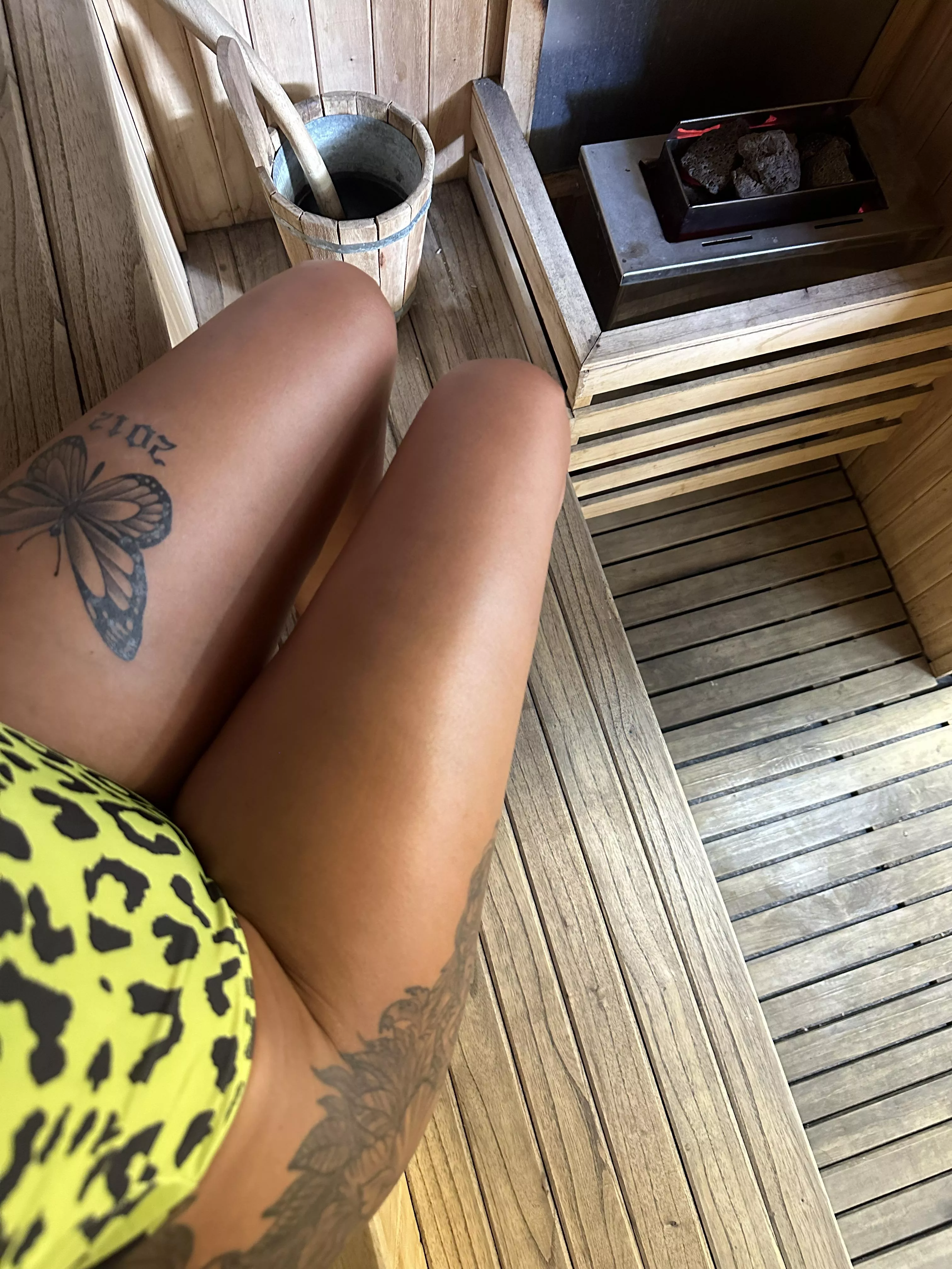 Maybe I got too naughty in the sauna. 