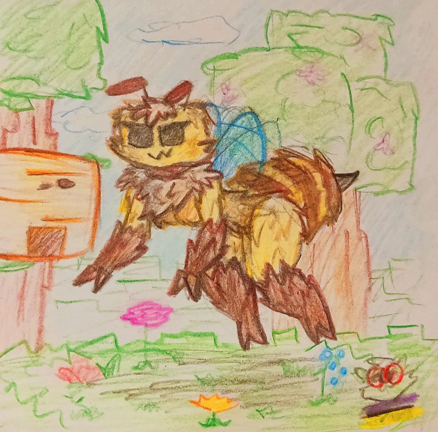 Minecrap bee 🐝 (with better colours)