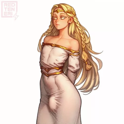 Miquella has a fondness for tight fitting robes it would seem