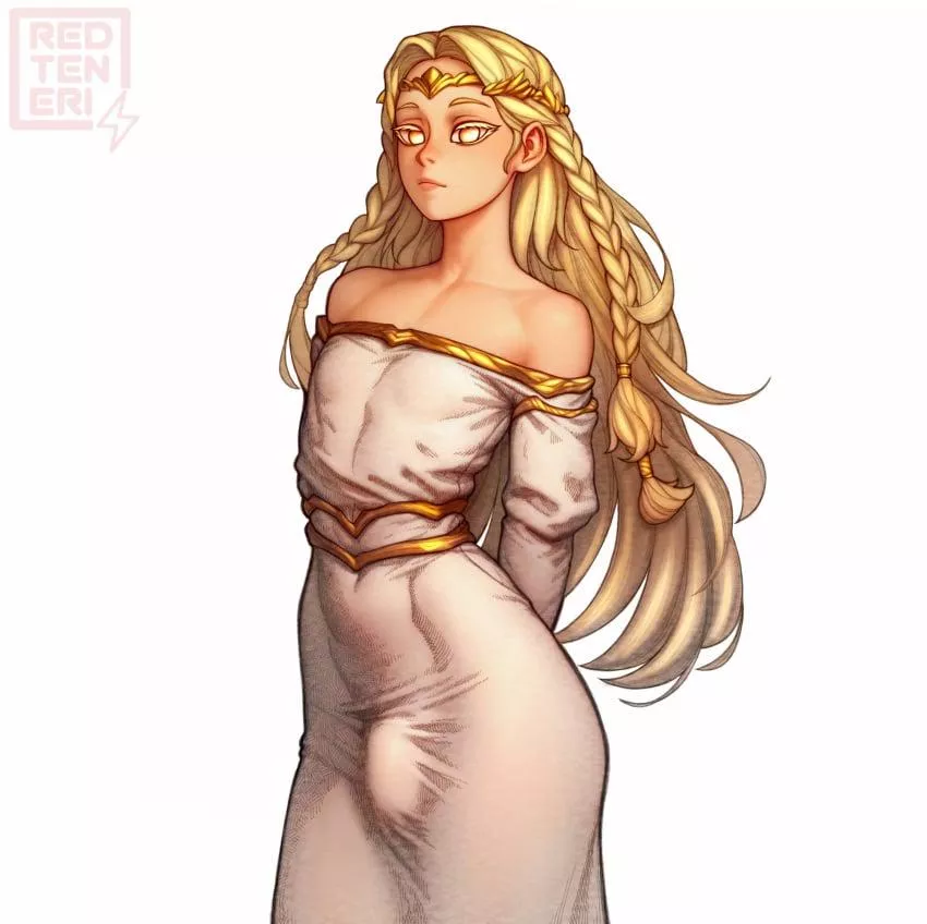 Miquella has a fondness for tight fitting robes it would seem