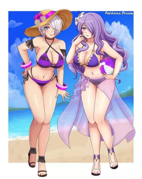 Mommy Angel and Mommy Camilla from Fire Emblem (Patdarux)
