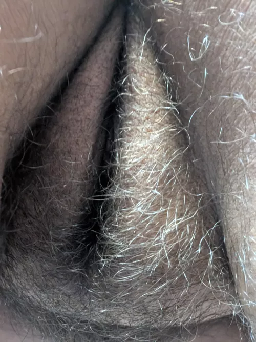 Mommy's fuzzy bush, part of your complete breakfast ;) 