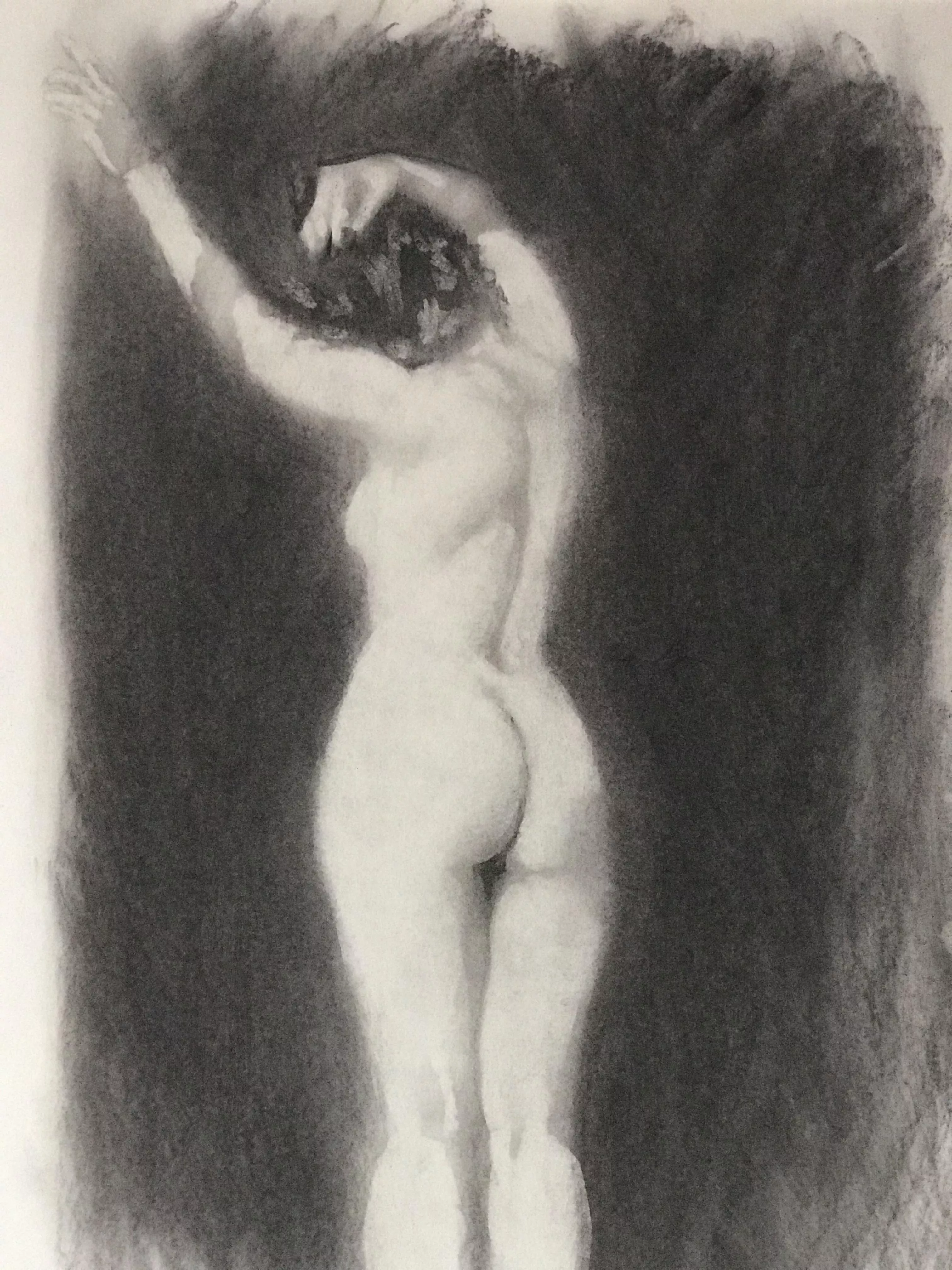 Morning stretch in a morning sketch