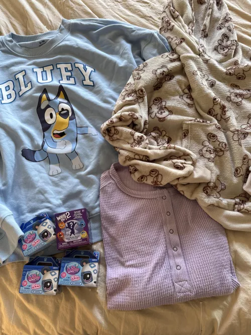 My little went shopping 