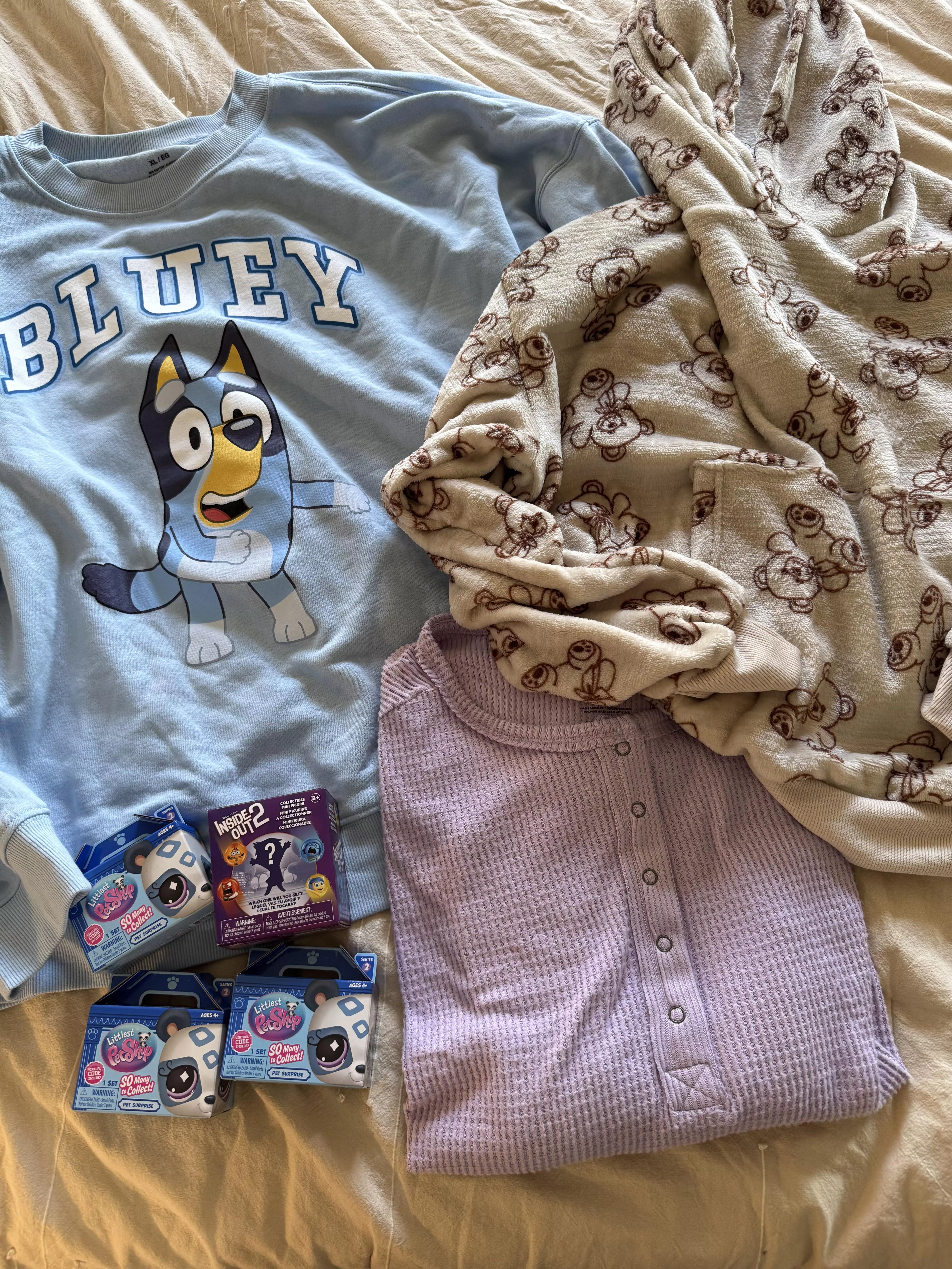 My little went shopping 