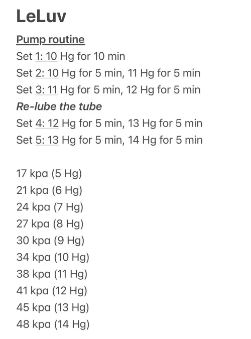 My pump routine