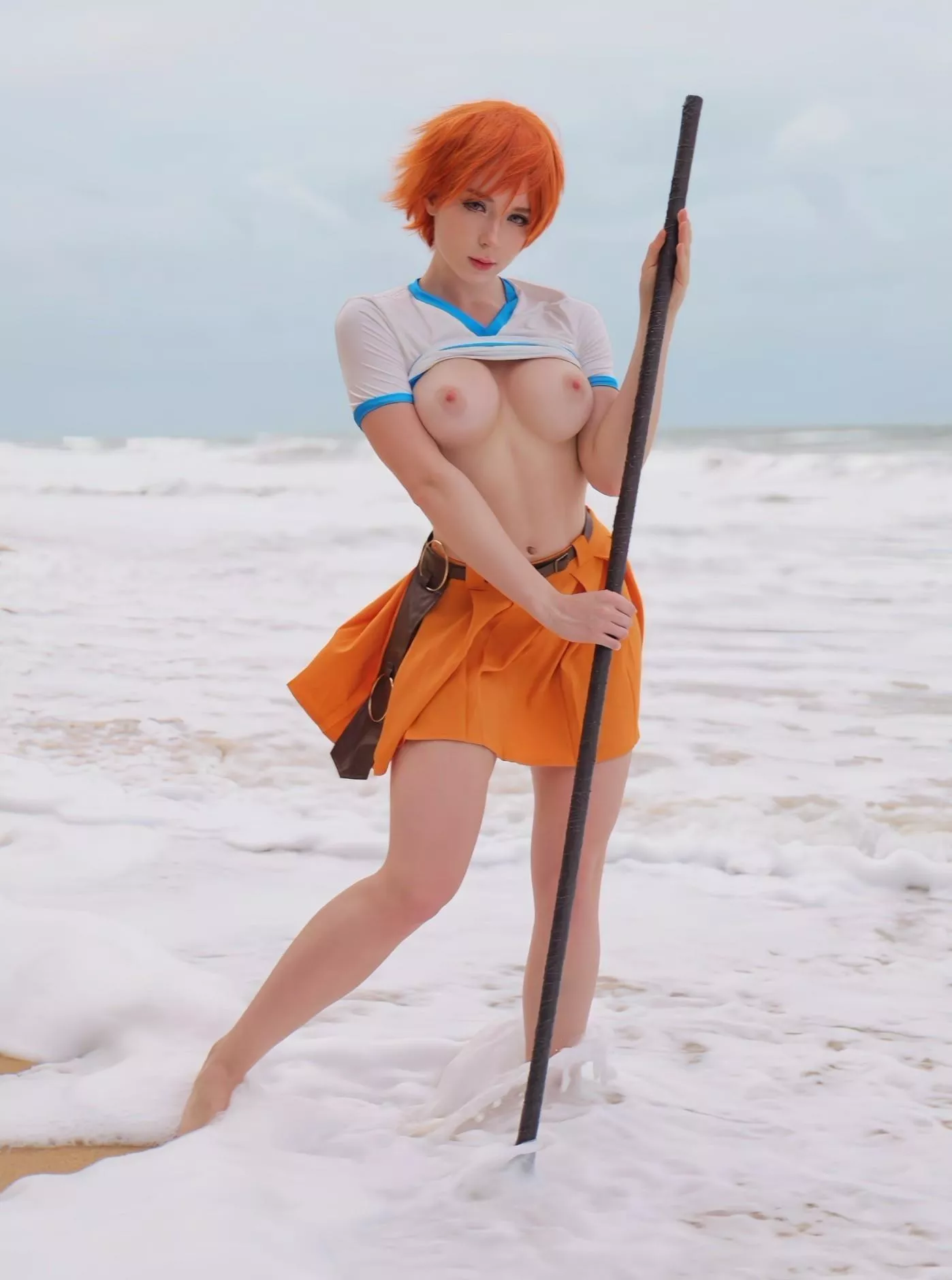 Nami from One Piece cosplay by Sweetie Fox