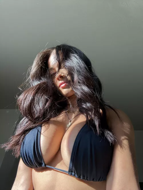 Necklace resting in the right place 