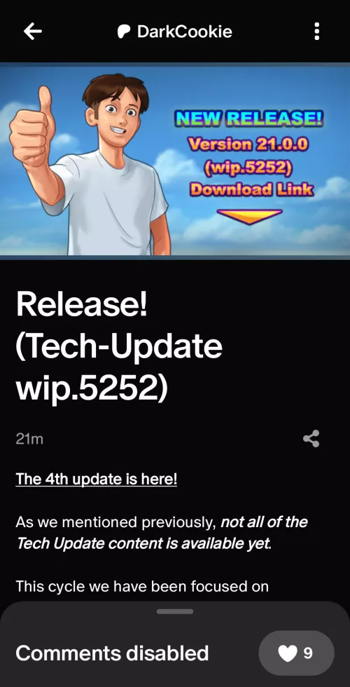 New update finally out 