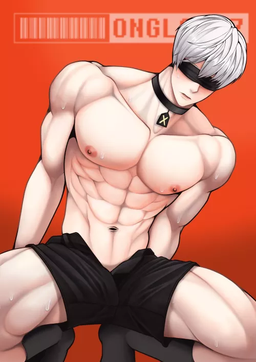 Nier: 9s! I want to see his dick after he takes off his pants!(by: @Lailail28352200)