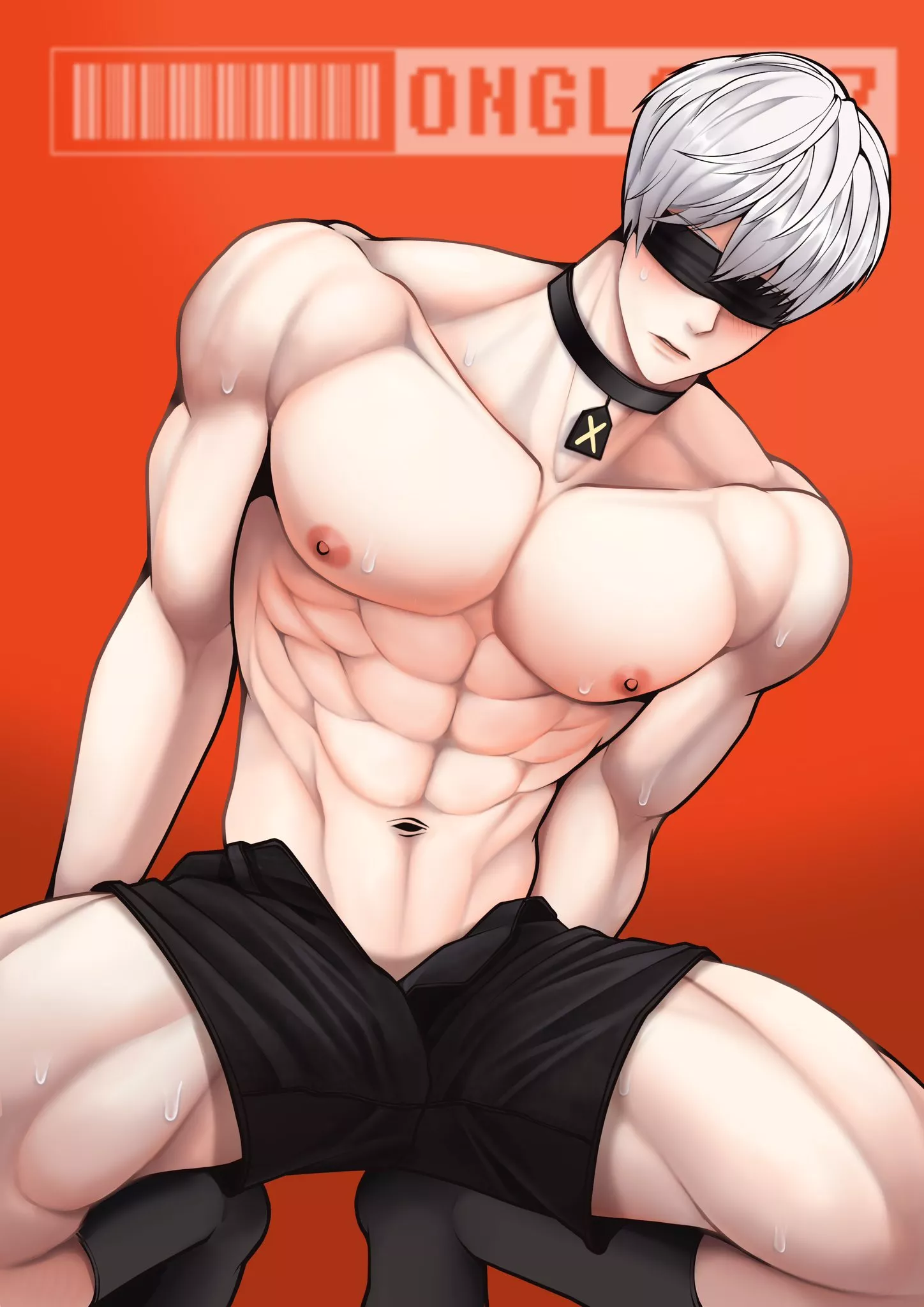 Nier: 9s! I want to see his dick after he takes off his pants!(by: @Lailail28352200)