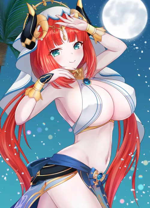 Nilou under the moonlight 