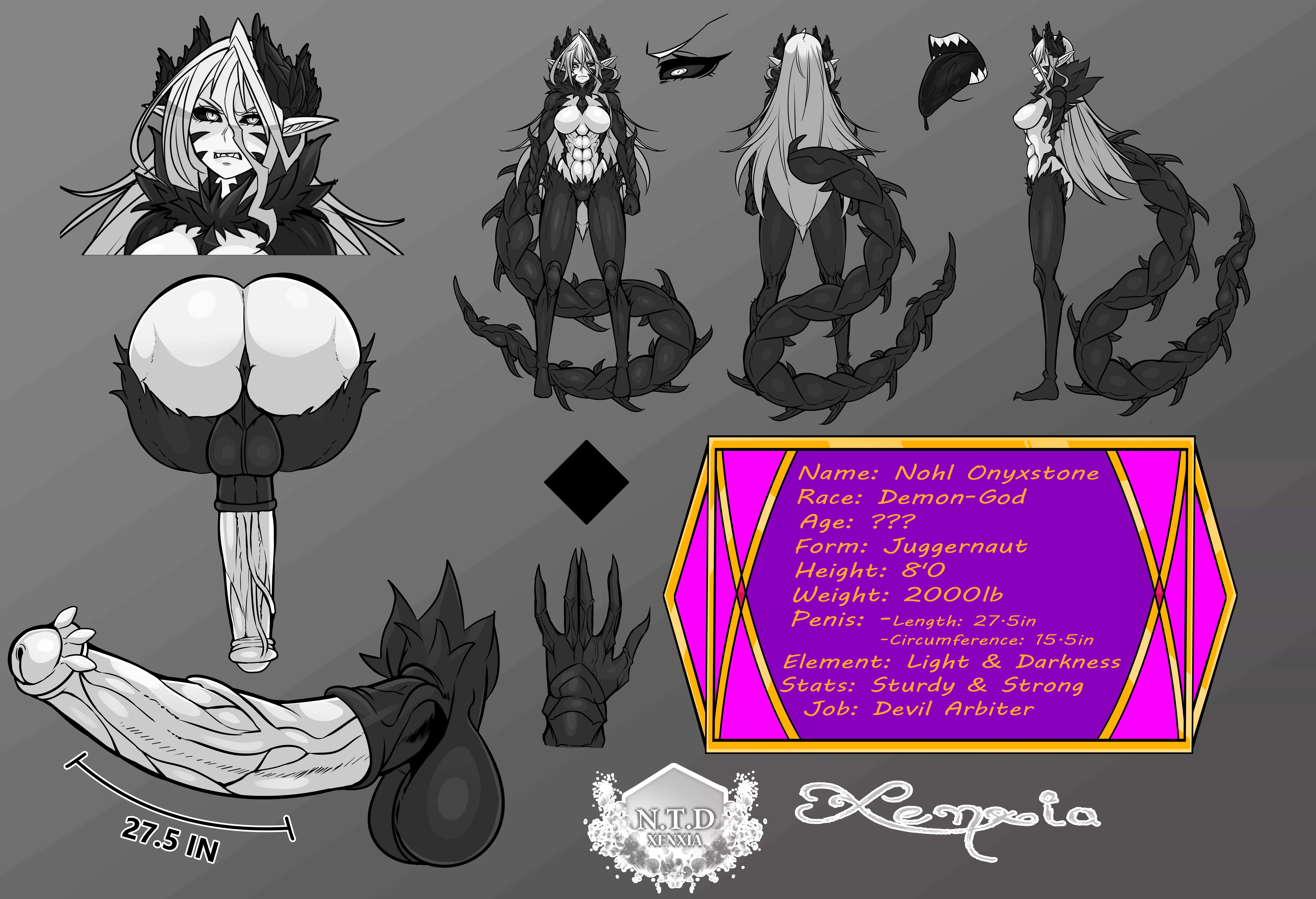 Nohl Onyxstone's juggernaut form (art by Xenxia)