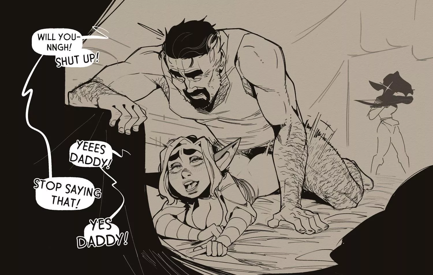 Noncanon Alfie Scene