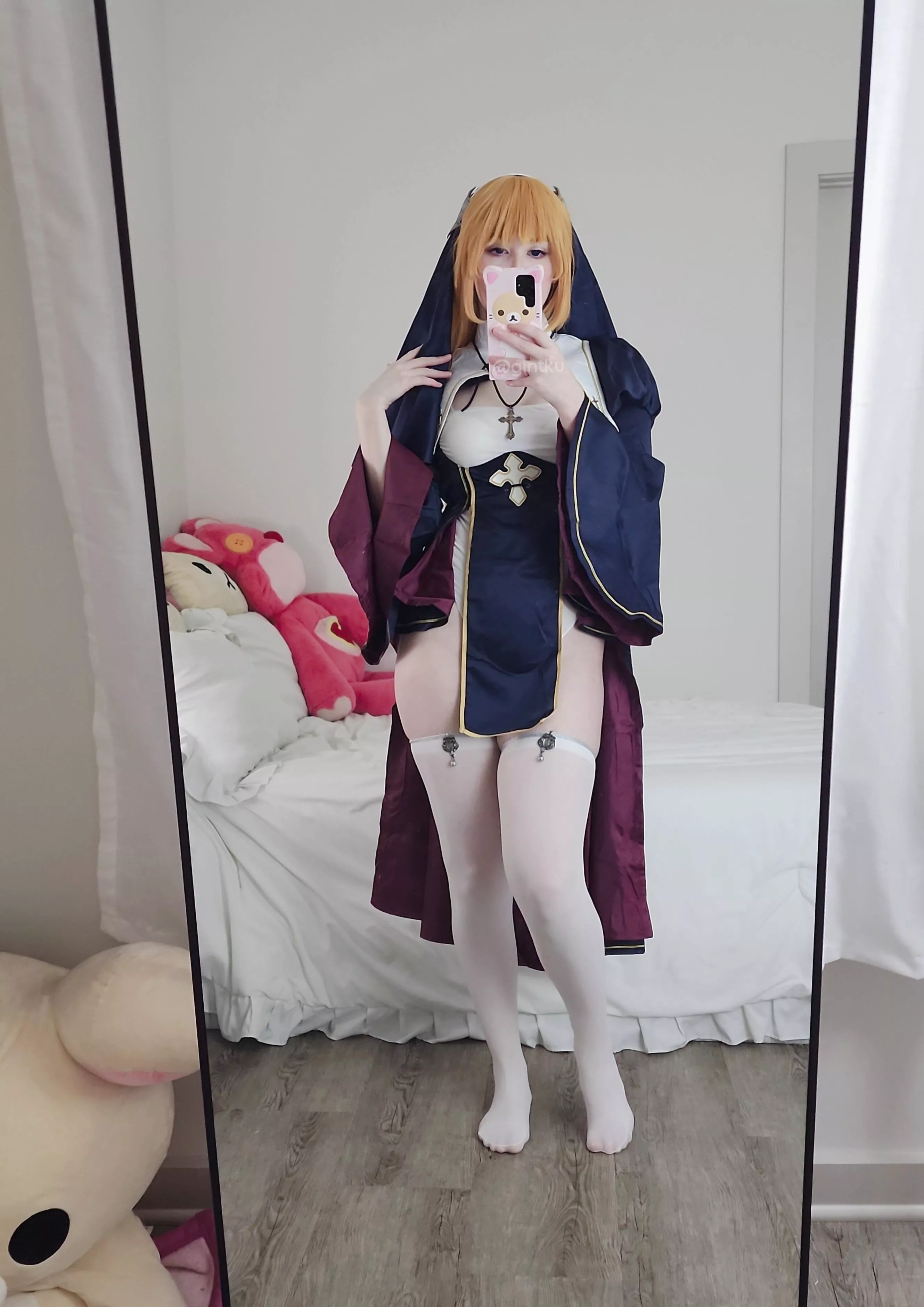 Nun Charolette Cosplay by gintku