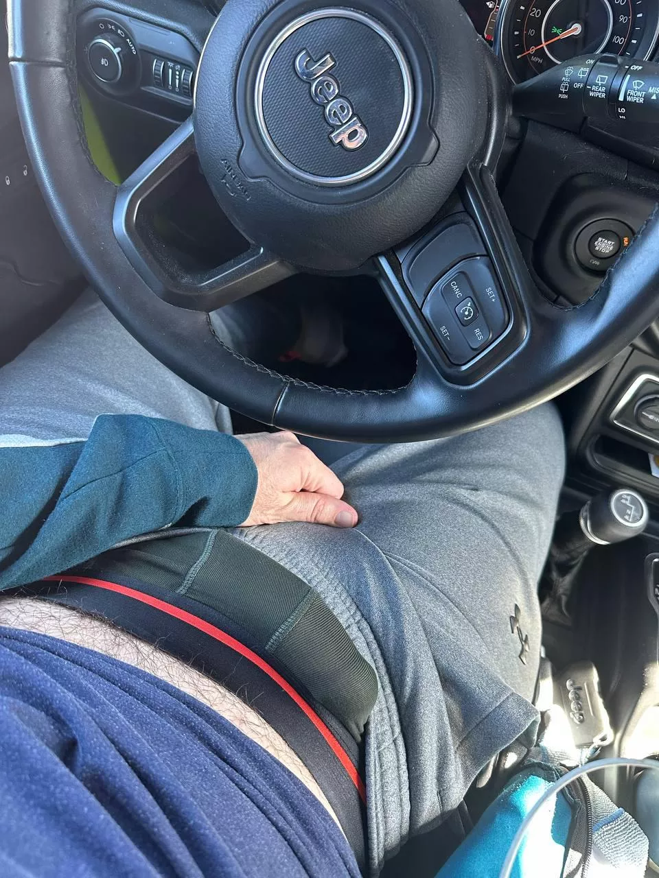 on a break at jury duty and had to air it out in the parking lot