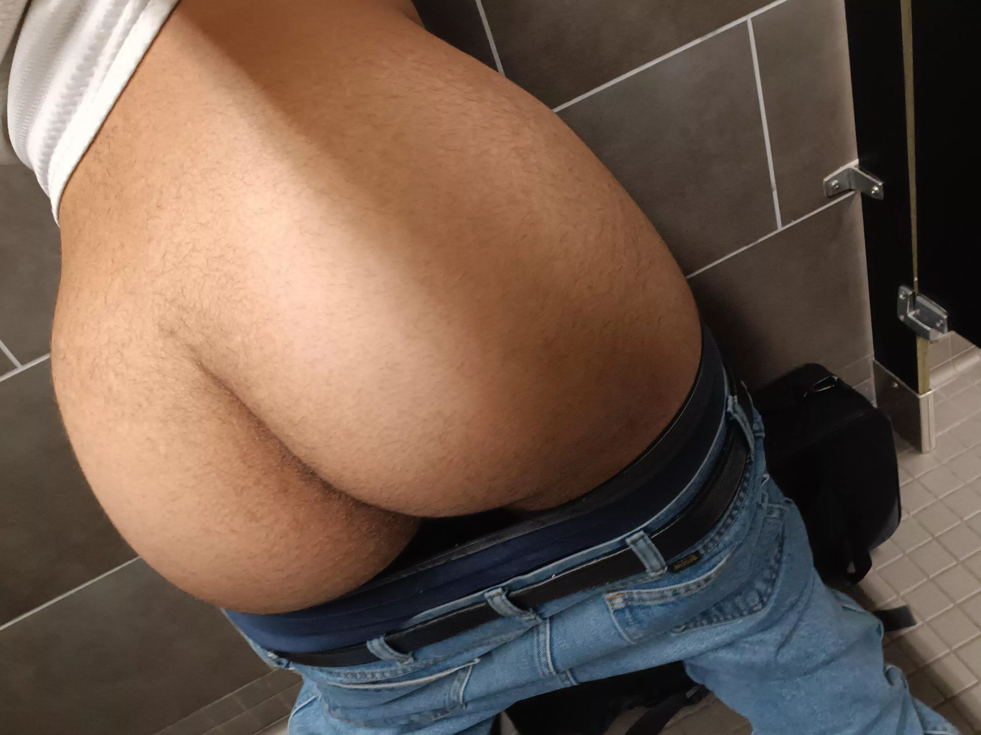 oops my pants fell down mind pulling them up for me~