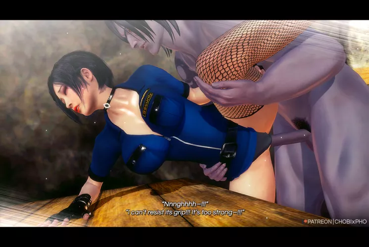Police Officer Ada fucked standing by Tyrant (CHOBIxPHO)