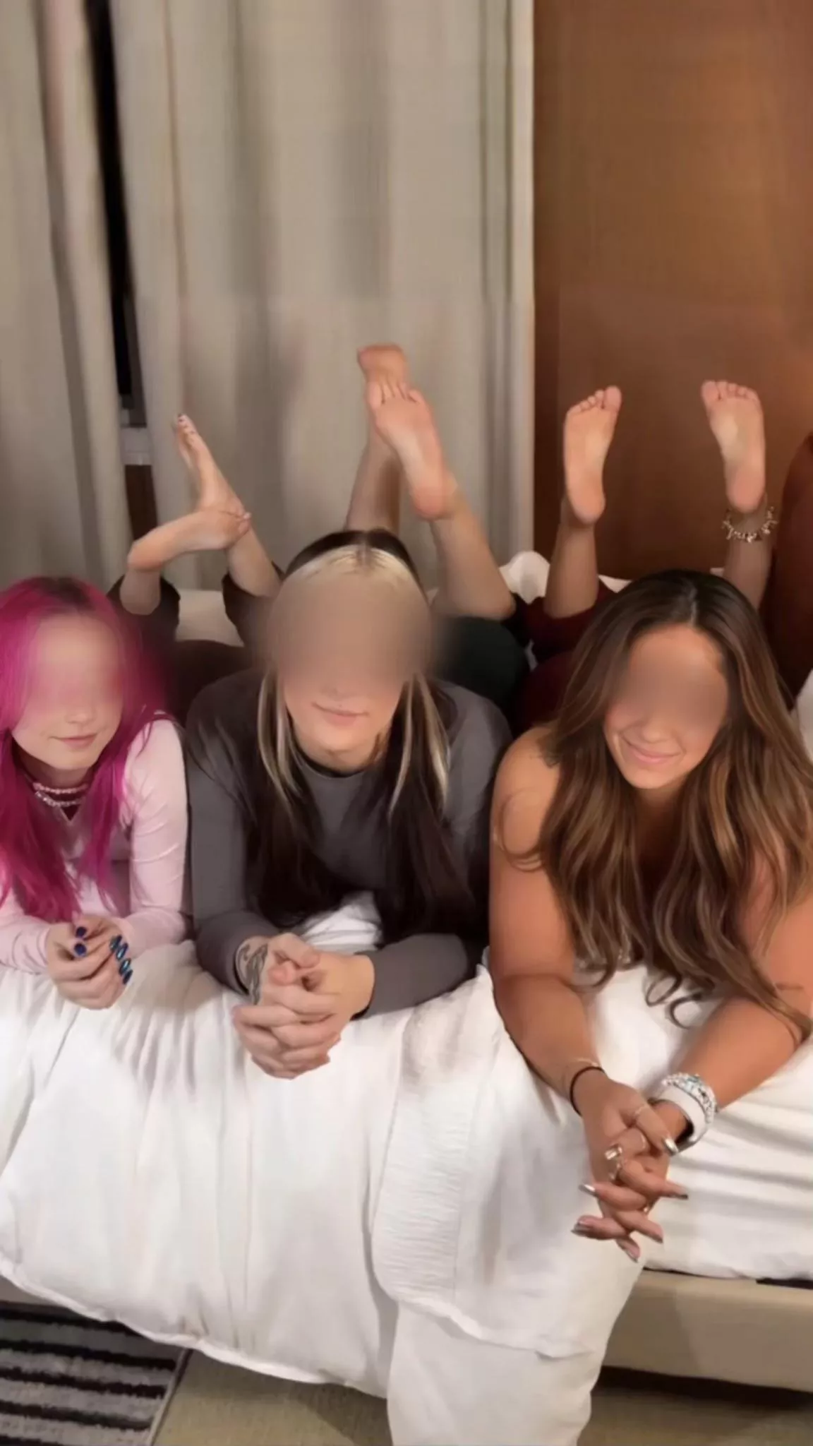 POV You’re coming to a hotel meet up with me and you open the room door and see my sissy sisters and myself who are you picking?