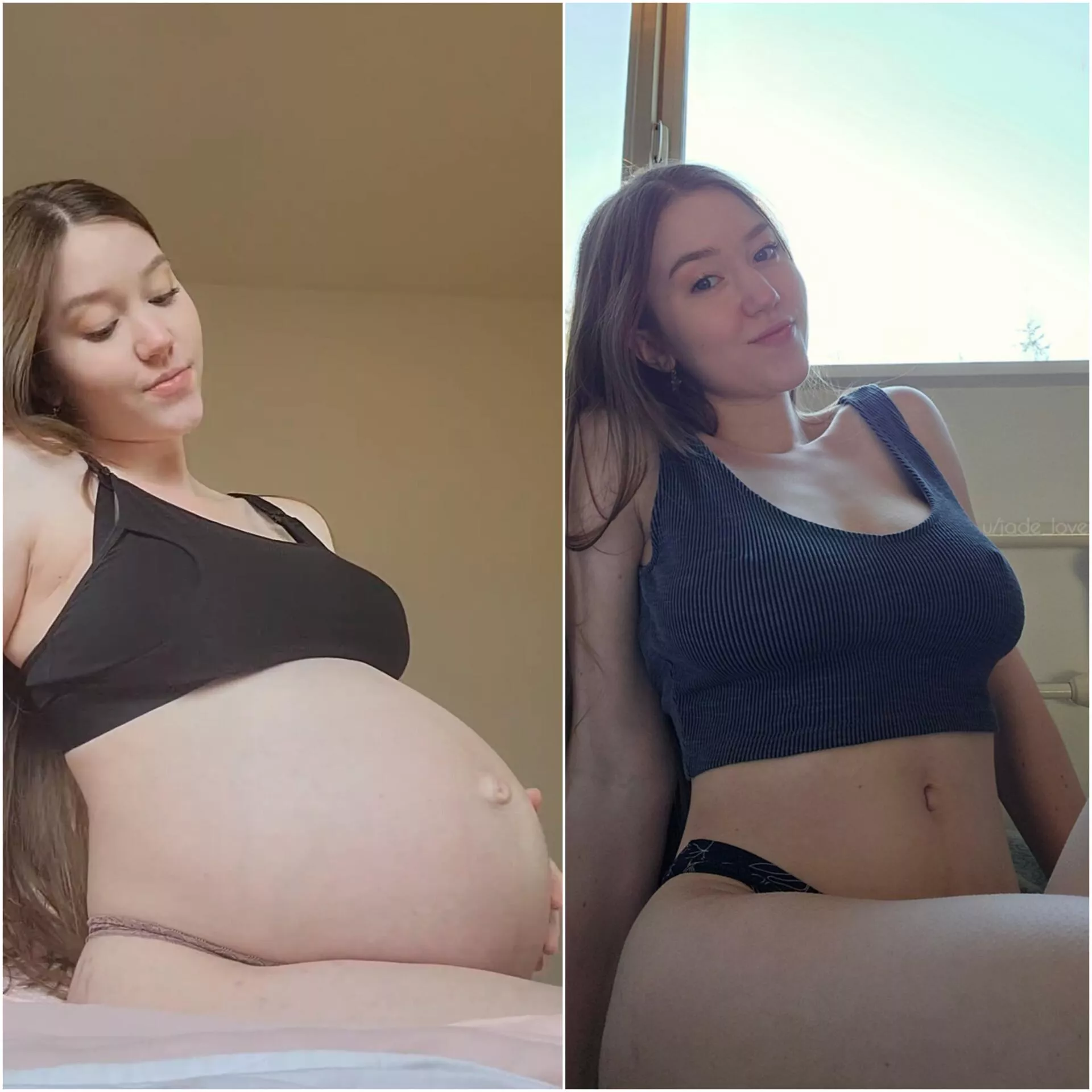 Pregnant belly vs mombod 