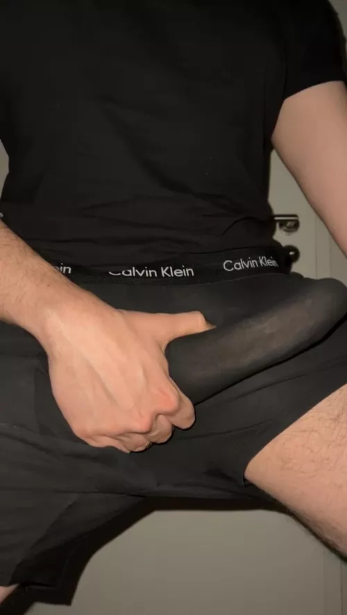 rub it and i’ll precum though my boxers