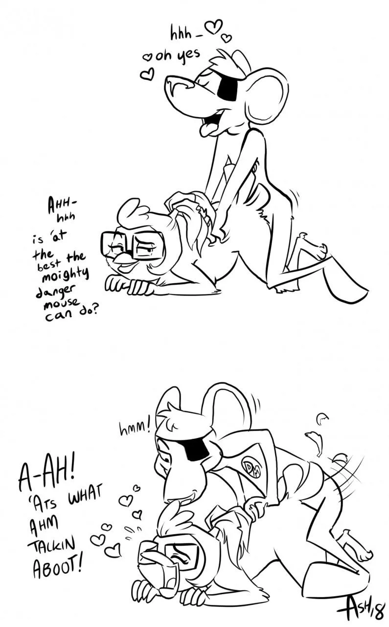 Rule 34 Professor squackencluck and danger mouse (Jabberwockychamber)