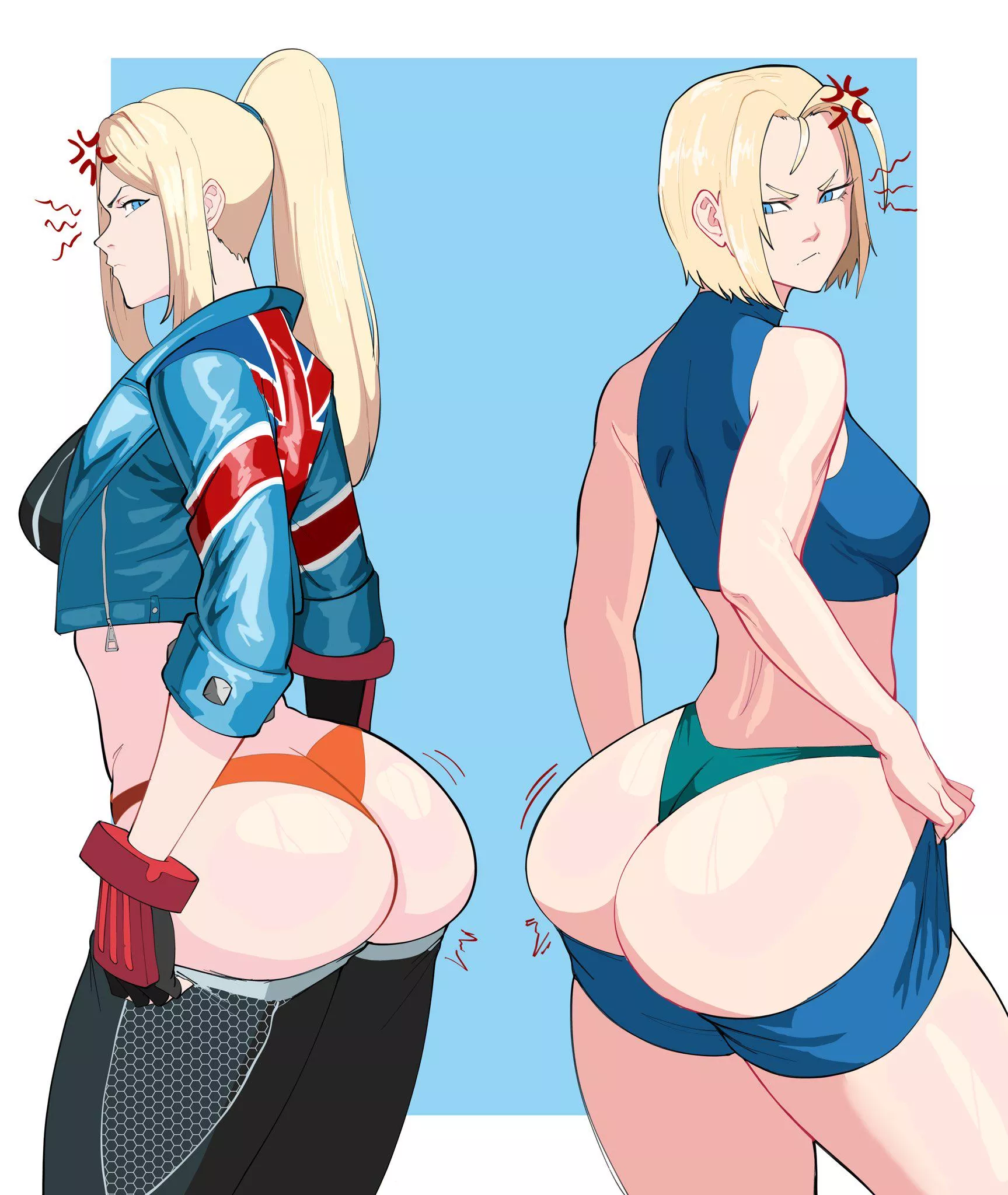 Samus and Cammy (Octavius DP) [Metroid, Street Fighter]