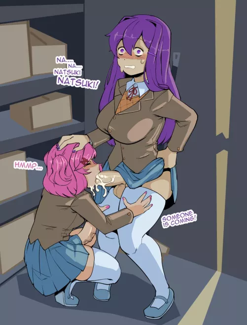 She isn’t the only one who’s cumming [Art by Box_Chan] 