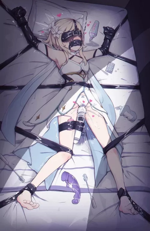 She’s tied and left cumming for hours