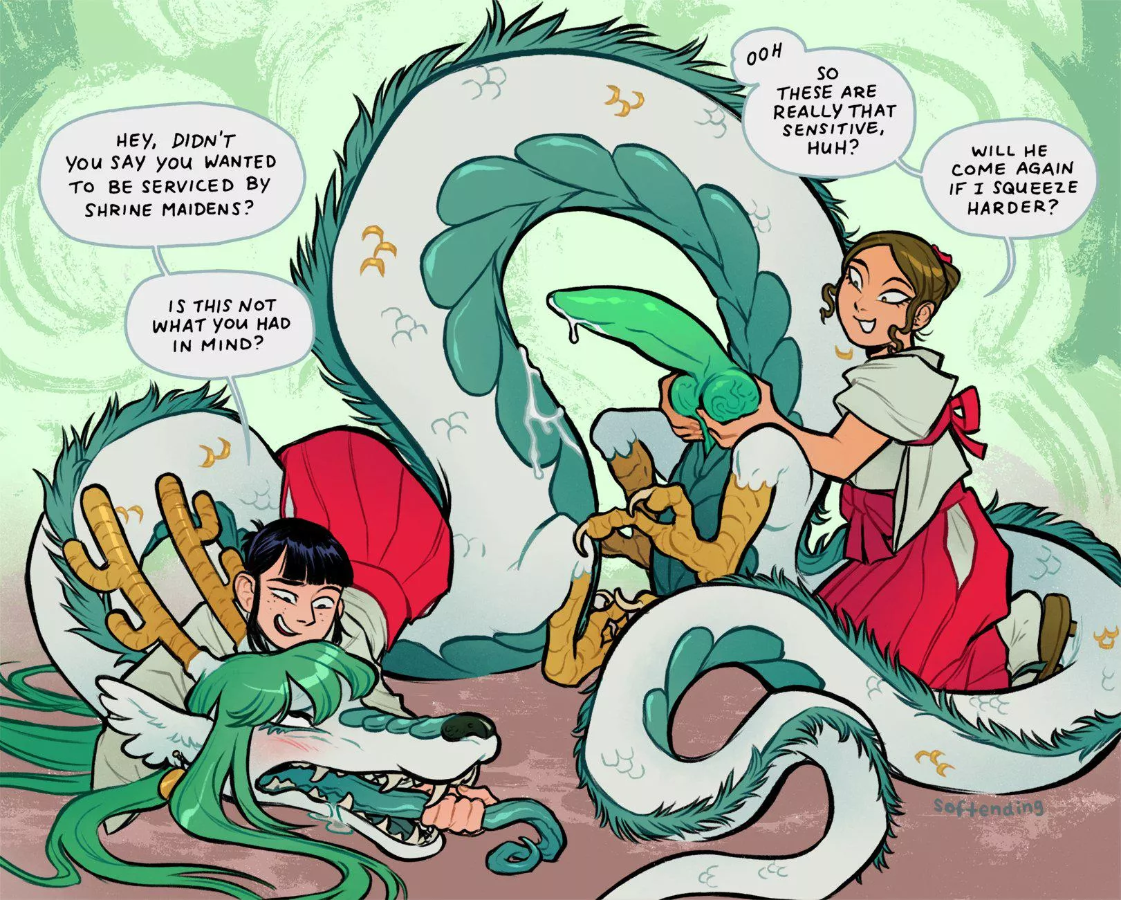 Shrine Maidens in service for the Dragon-God [MFF] (Softending)