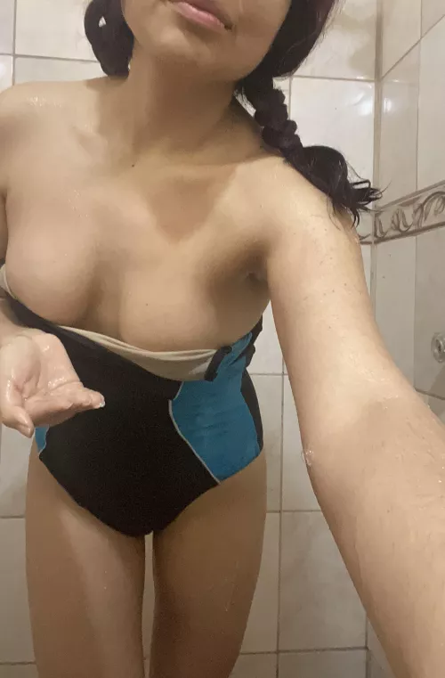 Some soap before I shake them 